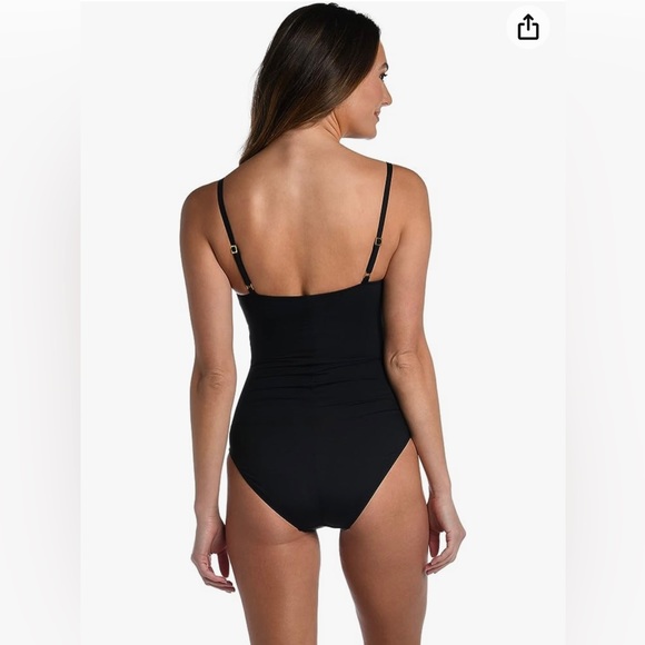 Island Goddess Rouched Body Lingerie Mio One Piece Swimsuit - Picture 3 of 12